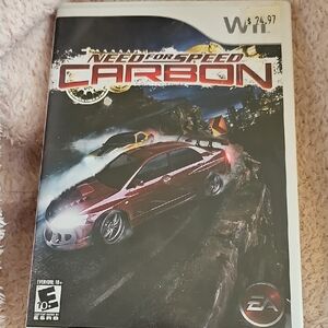 G007. Nintendo Need for Speed Carbon - Black, Red, and White